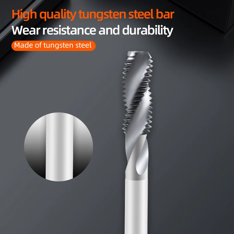 Machine thread taps HSS High Speed Steel Specification Tungsten steel tap Thread Cobalt-containing Screw Tap Spiral screw