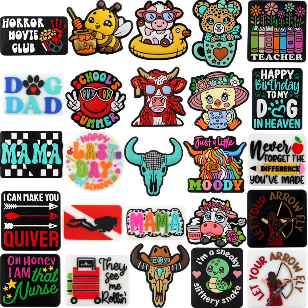New Arrival Cartoon Focal Beads Soft Custom Silicone Beads Wholesale For Pen Making Pen Focal Beads