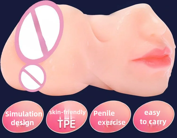 Suck Lick Vaginal oral  Anal sex stress reliever male masturbation aircraft cup for male Trainer hand punch sex toy