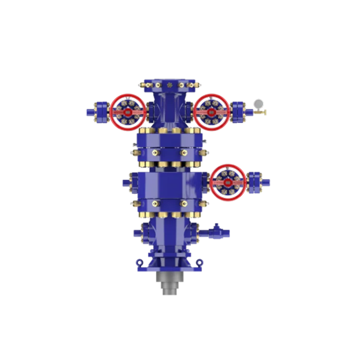 API 6A unitized wellhead and x-mas tree & equipment for oil production