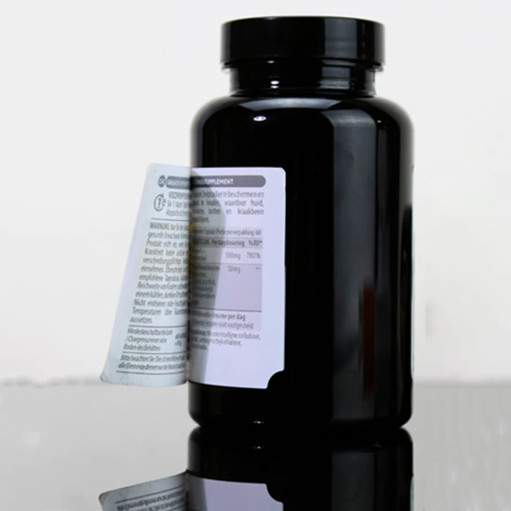 Best Selling Double Layer Label Self Adhesive Multi Layer Labels Sticker For Medicine peel and reveal Cosmetics Bottle label