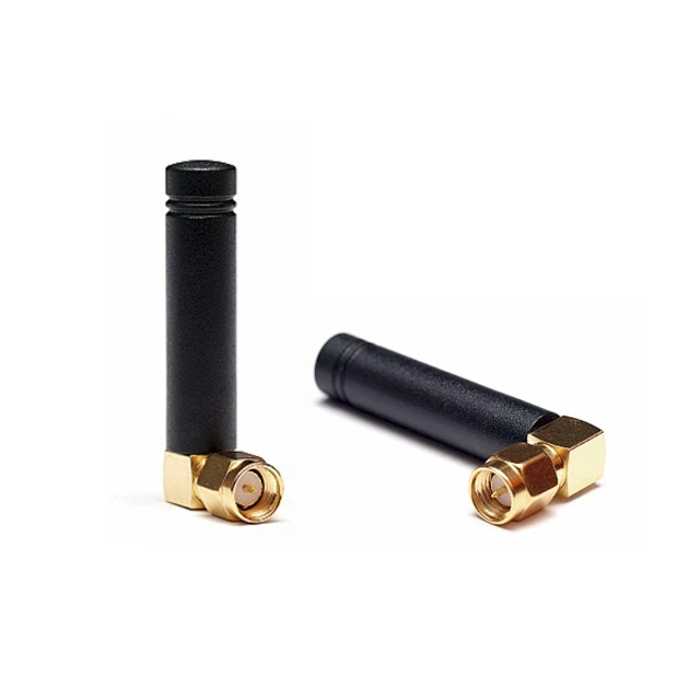 Беспроводная RP SMA прямоугольная SMA 433 868 915 МГц 4G lte 2,4g 5 ГГц Wi-Fi кнут каучуковая утка коммуникационная антенна
