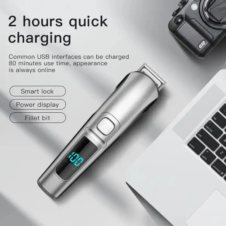 Professional Hair Clippers Nose Hair Trimmer Rechargeable Clippers Waterproof Haircut Nose Hair Trimmer Tool