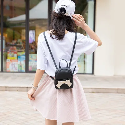 FLB202 bow decor 2020 mini pu leather designer bag hiking backpacks