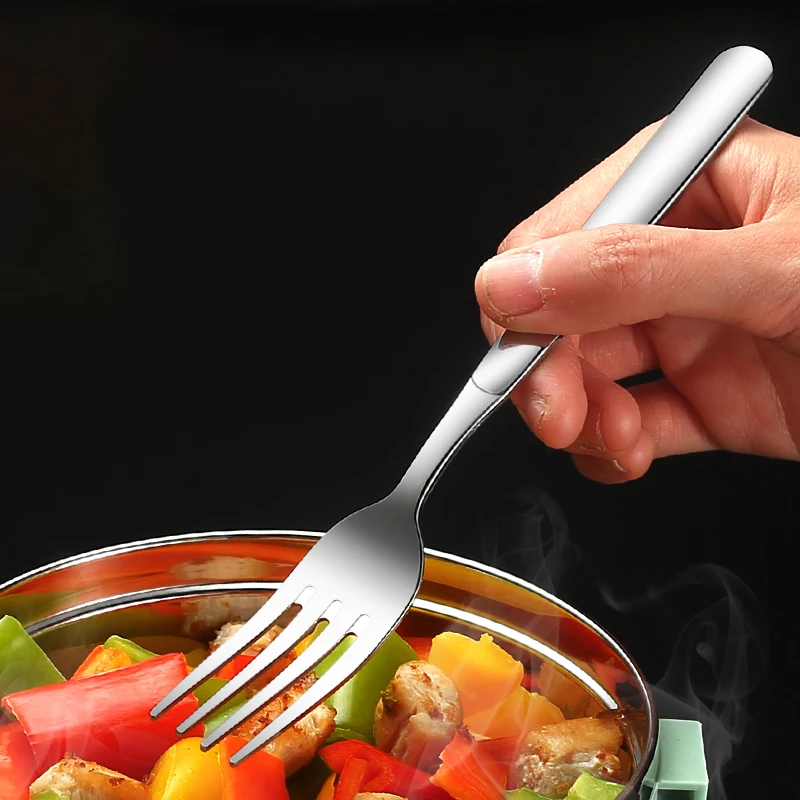 Customization Mirror Polish Stainless Steel Fruit Fork Cutlery Dessert Fork Stainless Steel Fruit Cake Forks