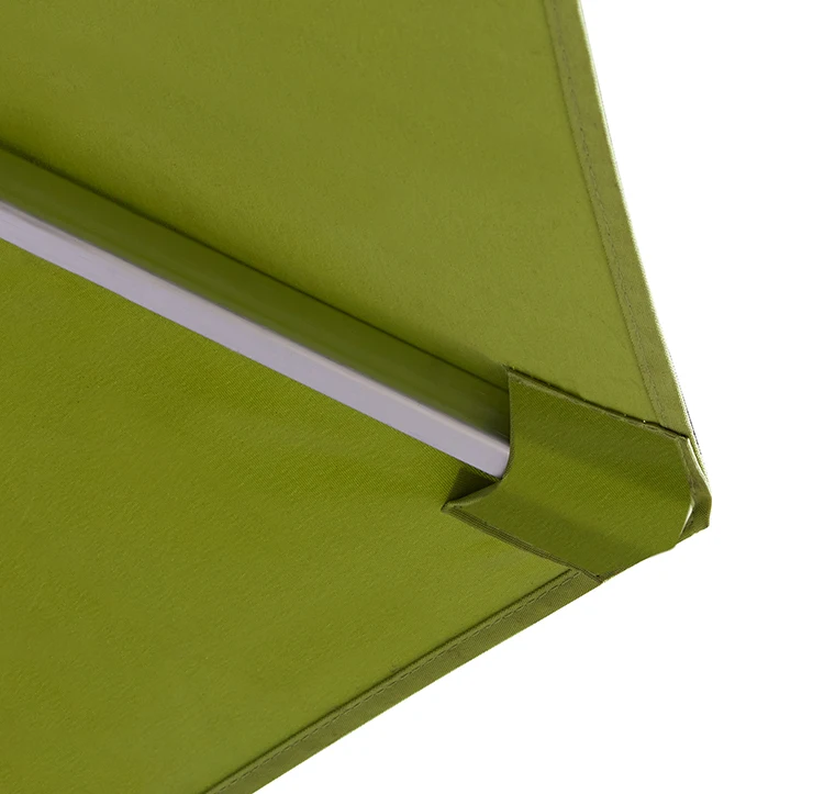 Wholesale 3m center pole aluminum umbrella for coffee shop garden swimming pool