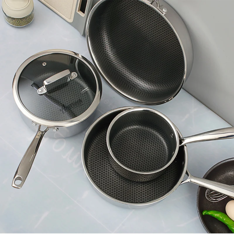 Non Stick Coating Stainless Steel Induction Frypan