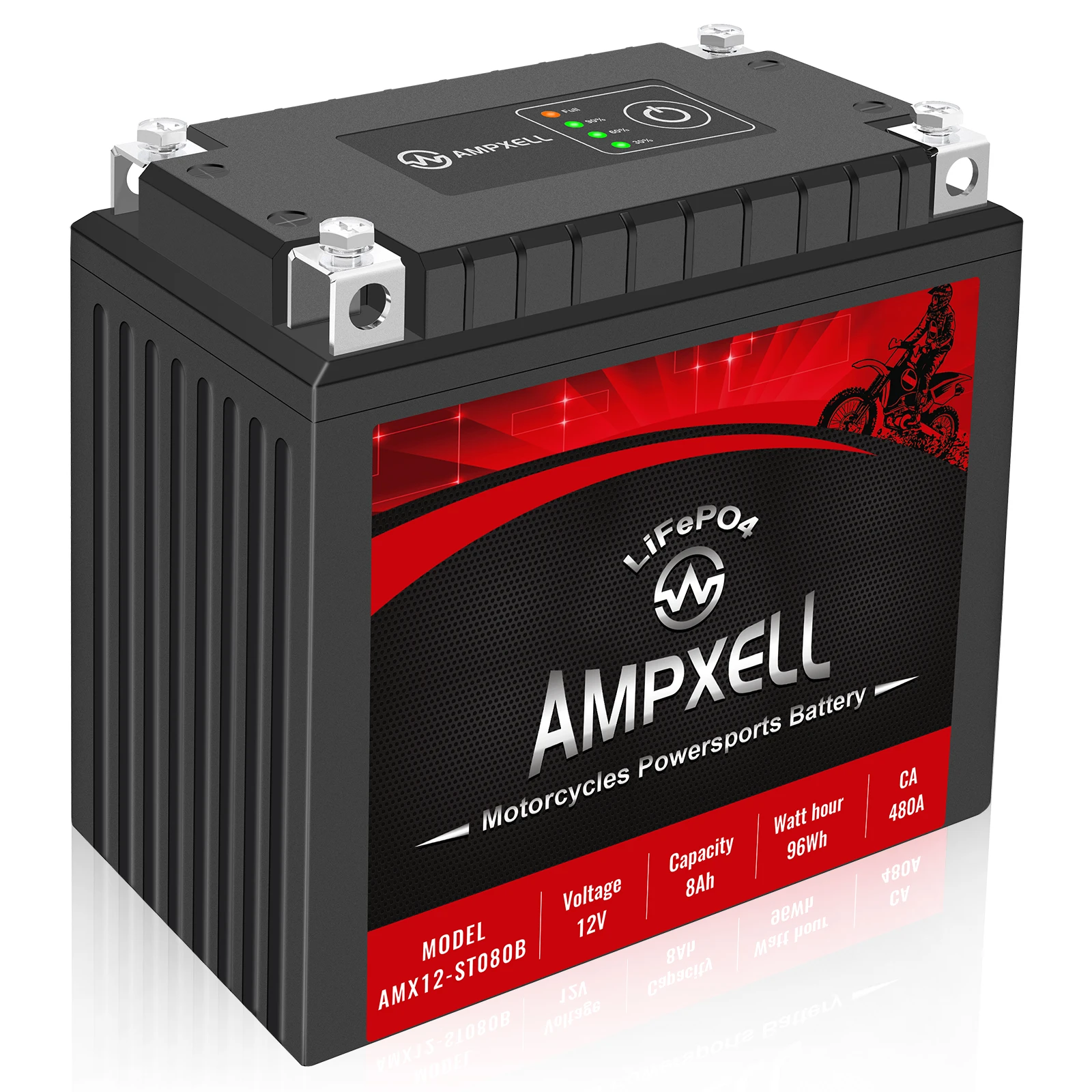 12v 8ah свинцово-кислотный Замена Lifepo4 мотоцикл аккумулятор для запуска двигателя для yamaha yxx12-bs/ytx1bs/ytx16-bs4