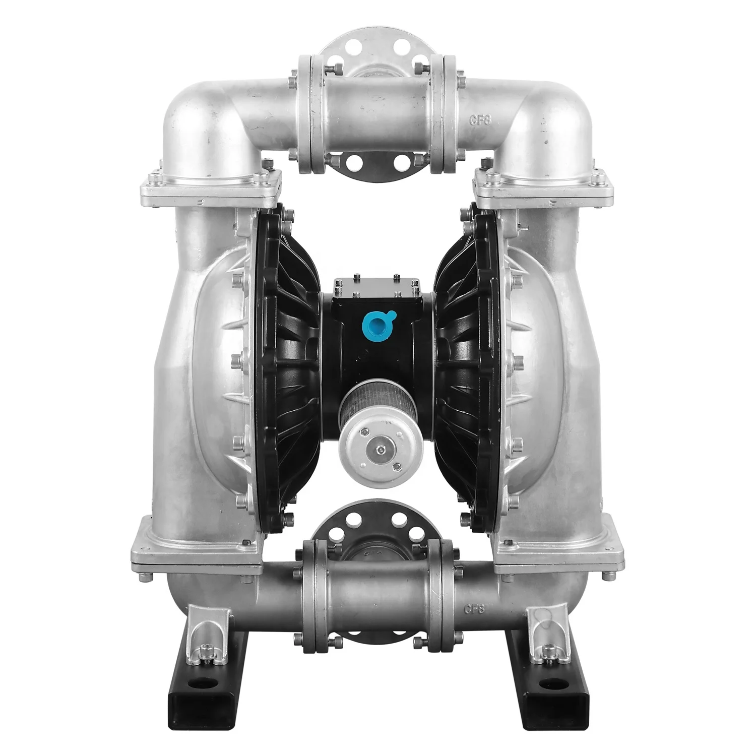 3 inch stainless steel air operated pneumatic water oil lotion acid transfer double diaphragm pump