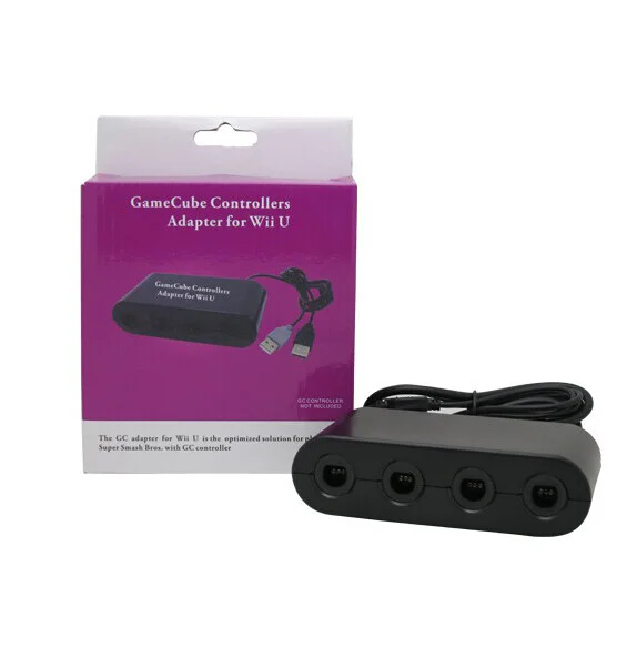 Game controller accessory for GameCube GC Controller Adapter Converter for WiiU PC USB