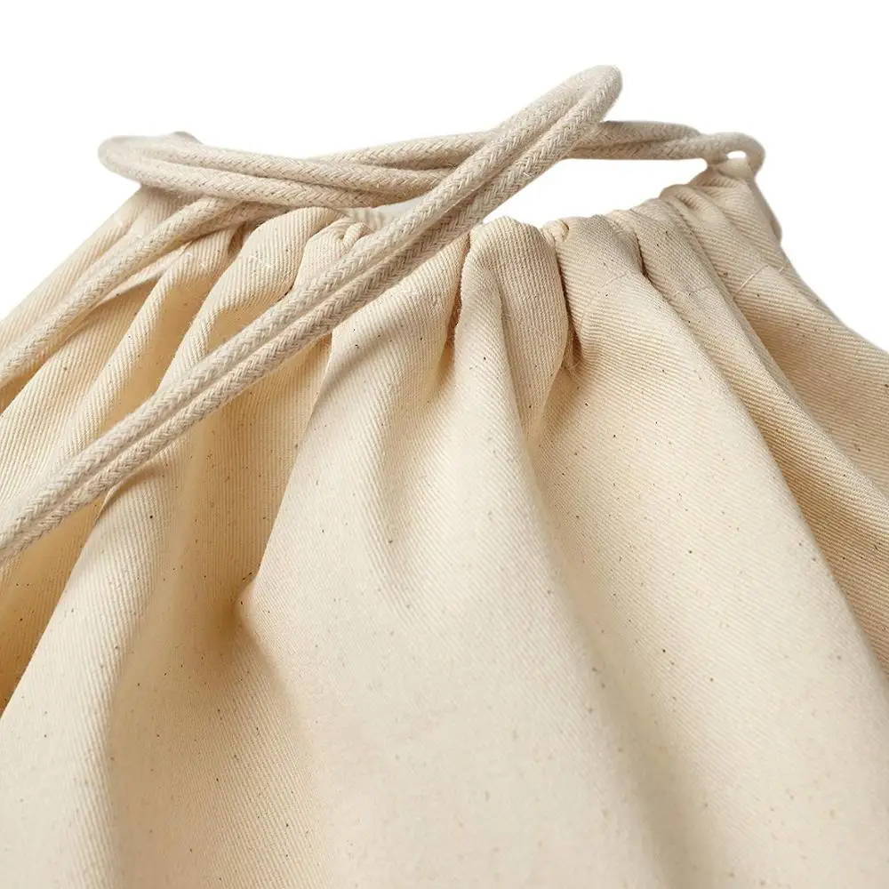 
Natural extra large monogrammed cotton canvas industrial laundry bag 