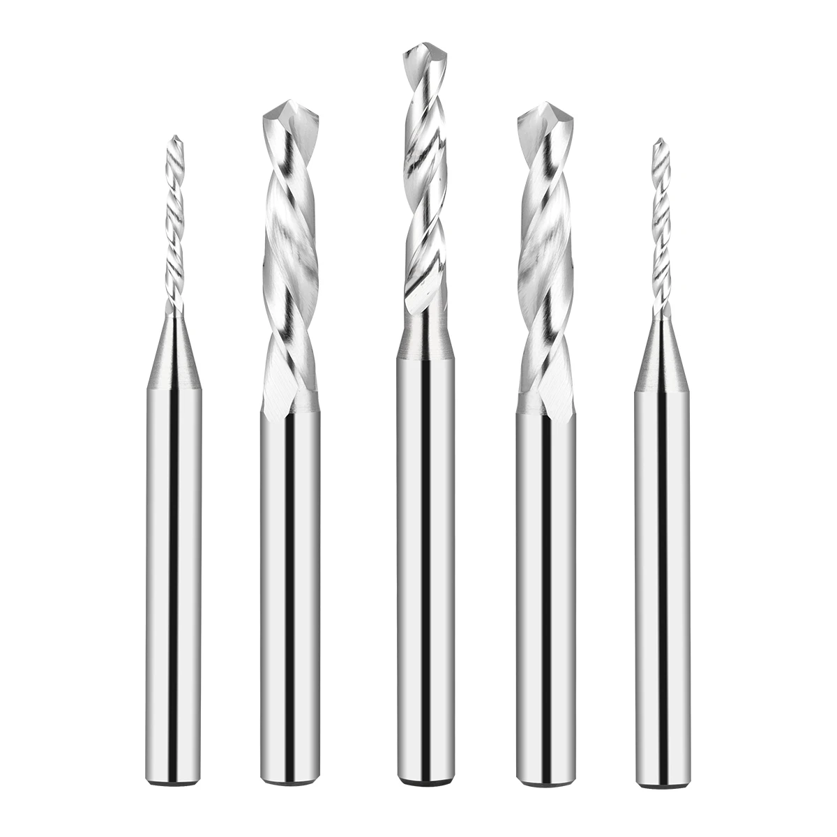 3D 4D Fixed Shank Drill Bit 130 Angle Hrc55 Carbide Tungsten Steel Alloy Twist Drill Bits