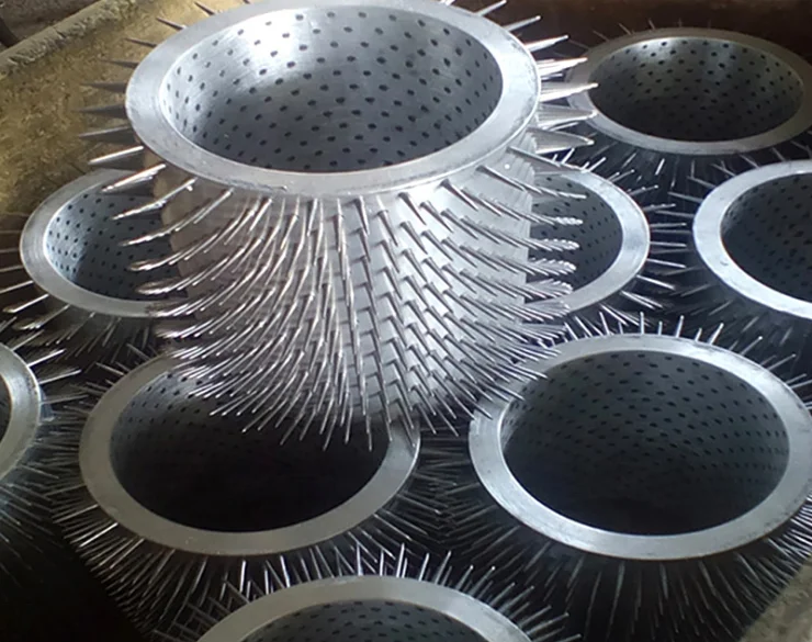 Manufacturer custom perforating roller  nonwoven needle roller Non-woven heating punching shaft