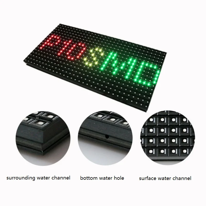 Outdoor Full Color 960 x 960mm Cabinet Size Wall-mounted Fixed Advertising LED Display P4 P5 P8 P10