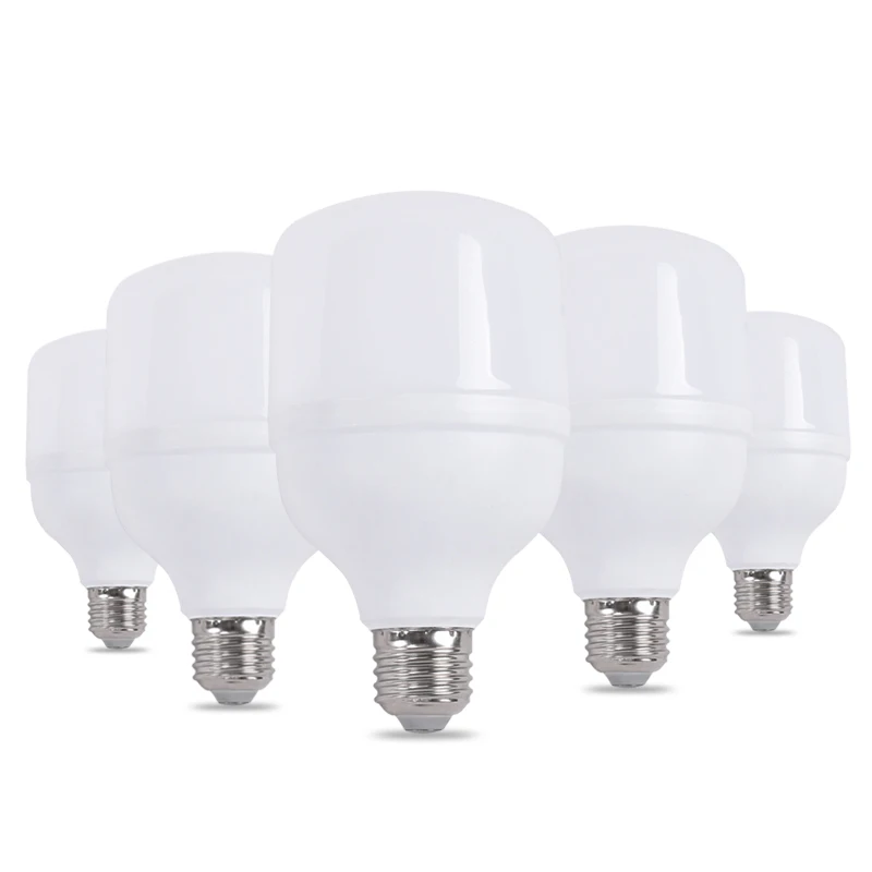 6w 10w 15w 20w 30w 40w 50w 60w led lighting parts bulb plastic cover led material bulb light
