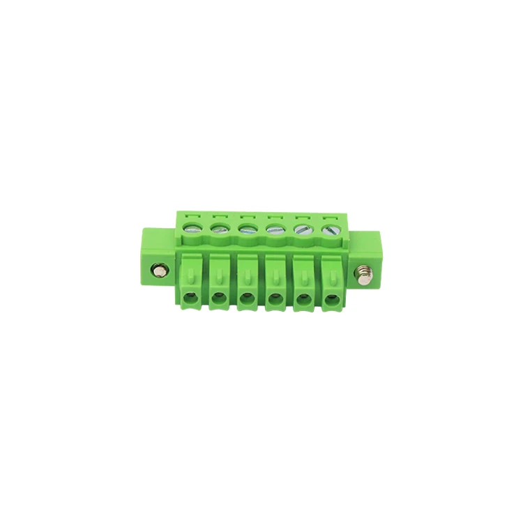 3.81mm pitch weidmuller power terminal block pluggable terminal block connector With ears