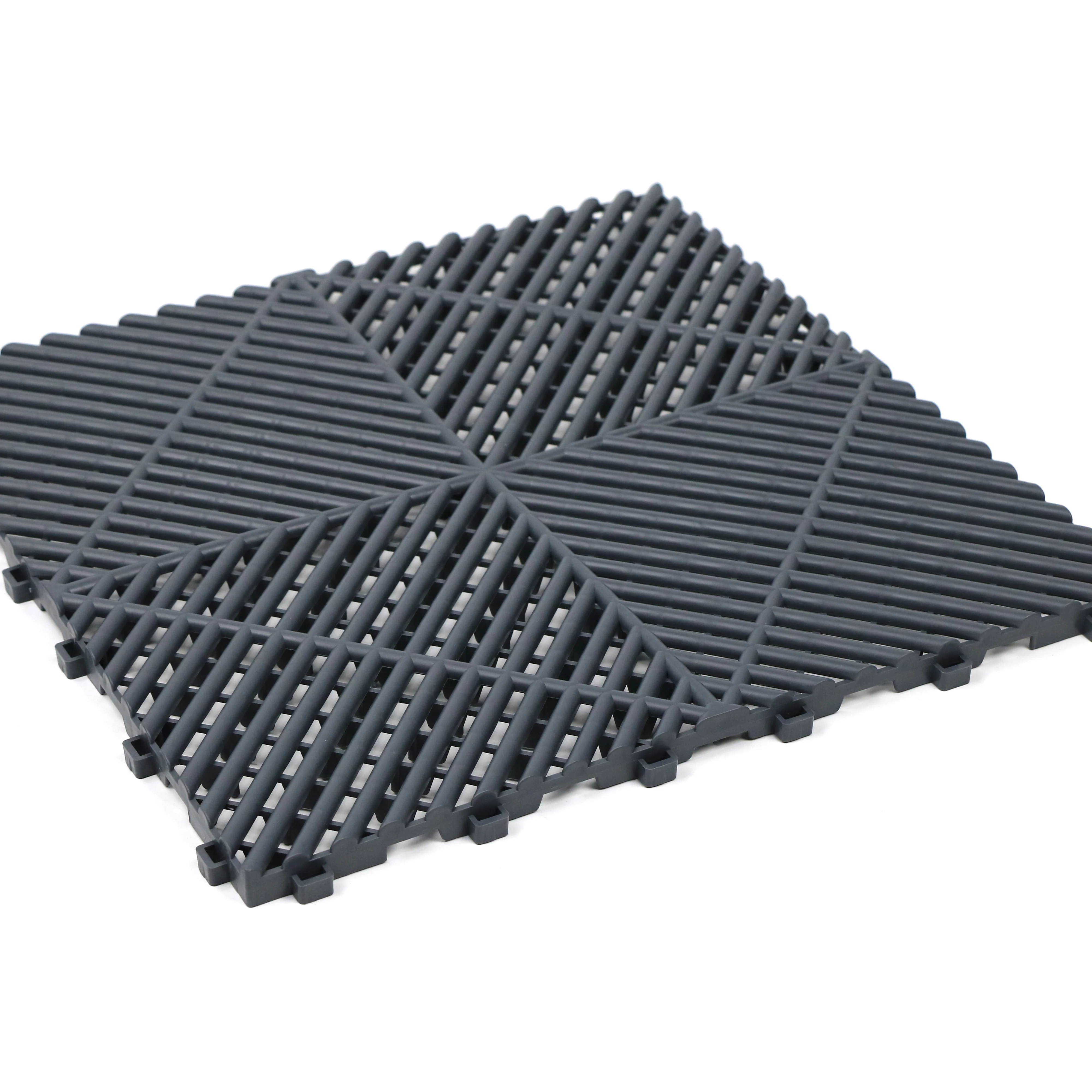 Hot Sale Anti Slip PP Flooring Tiles Portable Plastic Floor Mat For Car Wash Room