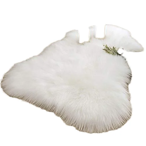 Custom Shape Size faux fur rugs big size sheep fur fluffy rugs for living room