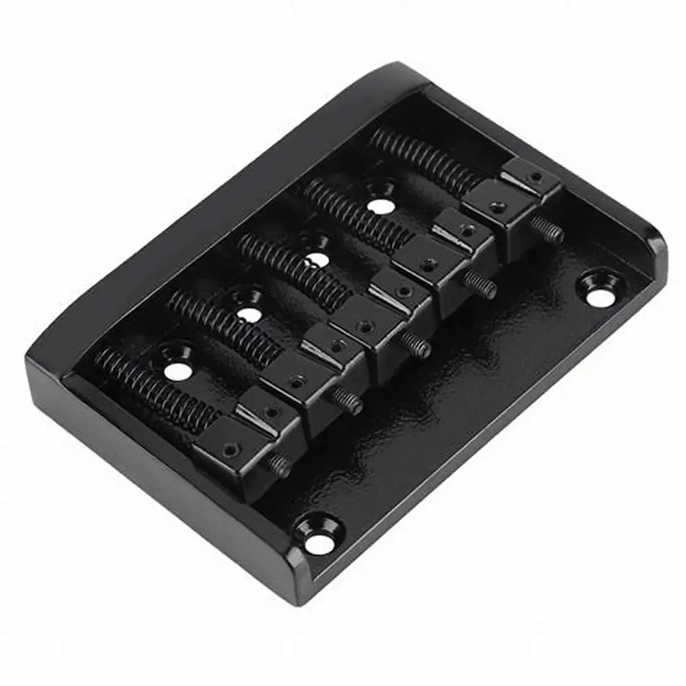 HOT Custom Stainless Steel Brass Guitar 4 String Bass Bridge Musical Parts of Guitar