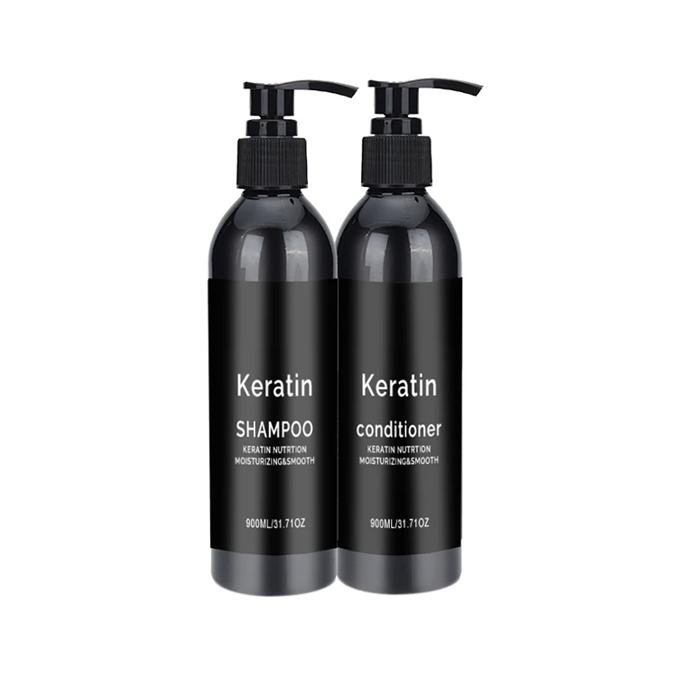 UUFINE private label sultfate free smooth remover detangles 900ml keratin hair shampoos and conditioner set