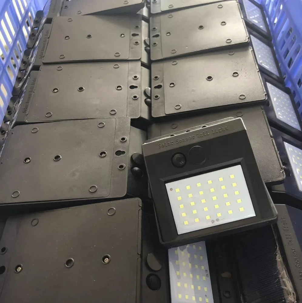 
Smart mini waterproof garden decorative solar led wall light 