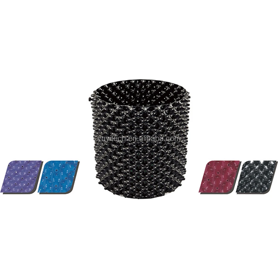 Cheap Wholesale Price Outdoor Black PVC Plastic Air Pruning Root Control Pots For Forest Trees Nursery