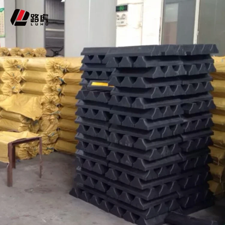 Wheel Stopper garage vehicle parking car tire Stopper heavy Rubber plastic single side Wheel Stopper