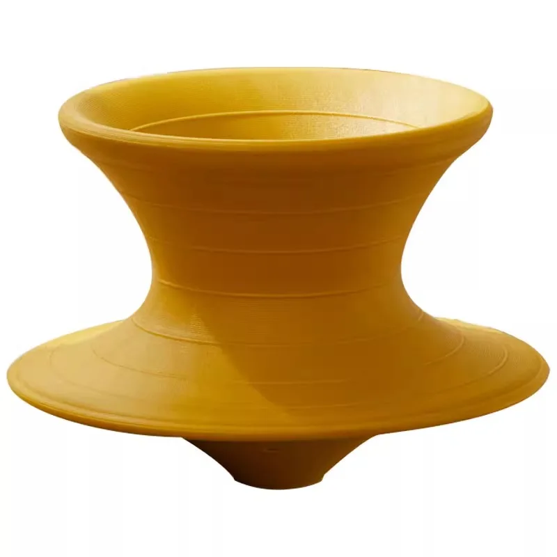 Modern simple creative design living room furniture set environmental protection PE material living room rotating leisure chair