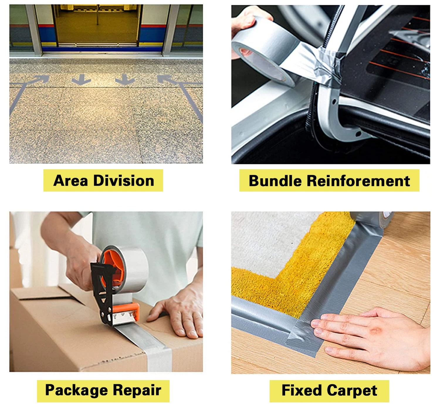 Ewin Heavy Duty Packing Air Condition Pipeline Repair Non Residue book binding pvc Cloth Matt Gaffer tape Duct Tape