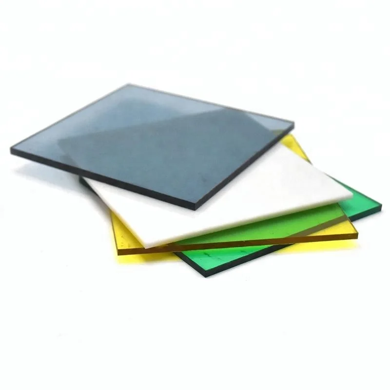 Transparent Plastic Skylight Cover Solid Polycarbonate Sheet Price Policarbonato Flat