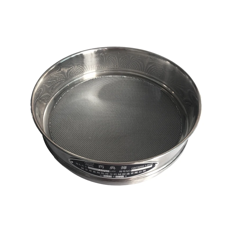Pharmacopeial Testing Sieves 0.1Mm 325 Mesh Filter Sieve 220 70 160 400 Micron Mesh Sieve