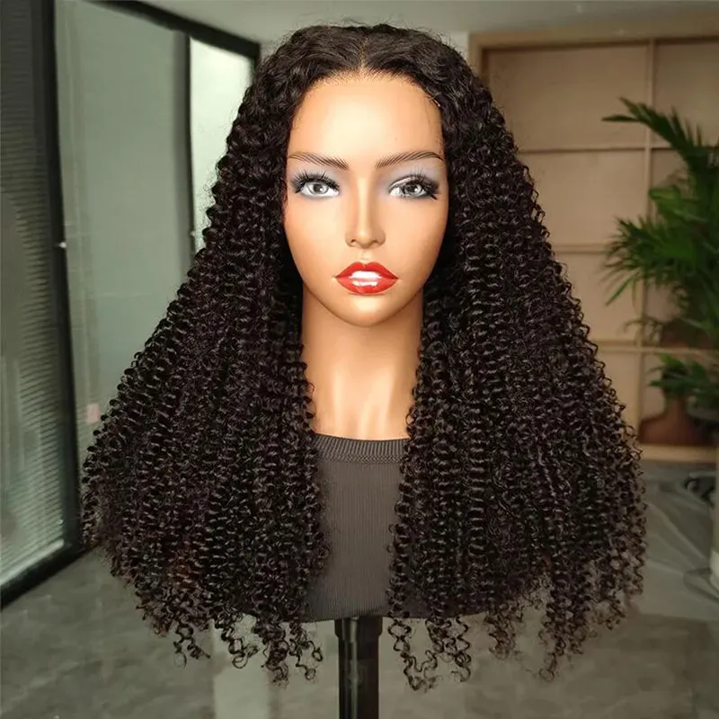 ISEE HAIR Wholesale Short Bob Wigs,Wear Go Glueless Kinky Curly Wig,Unprocessed Raw Brazilian Lace Front Human Hair Wigs