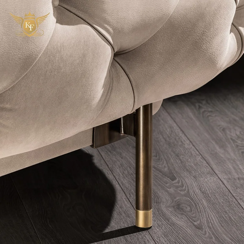 High End Customizable Sectional 3 seat Luxury Italian Home Furniture Sofa Set Furniture Living Room Modern Sectional Sofa