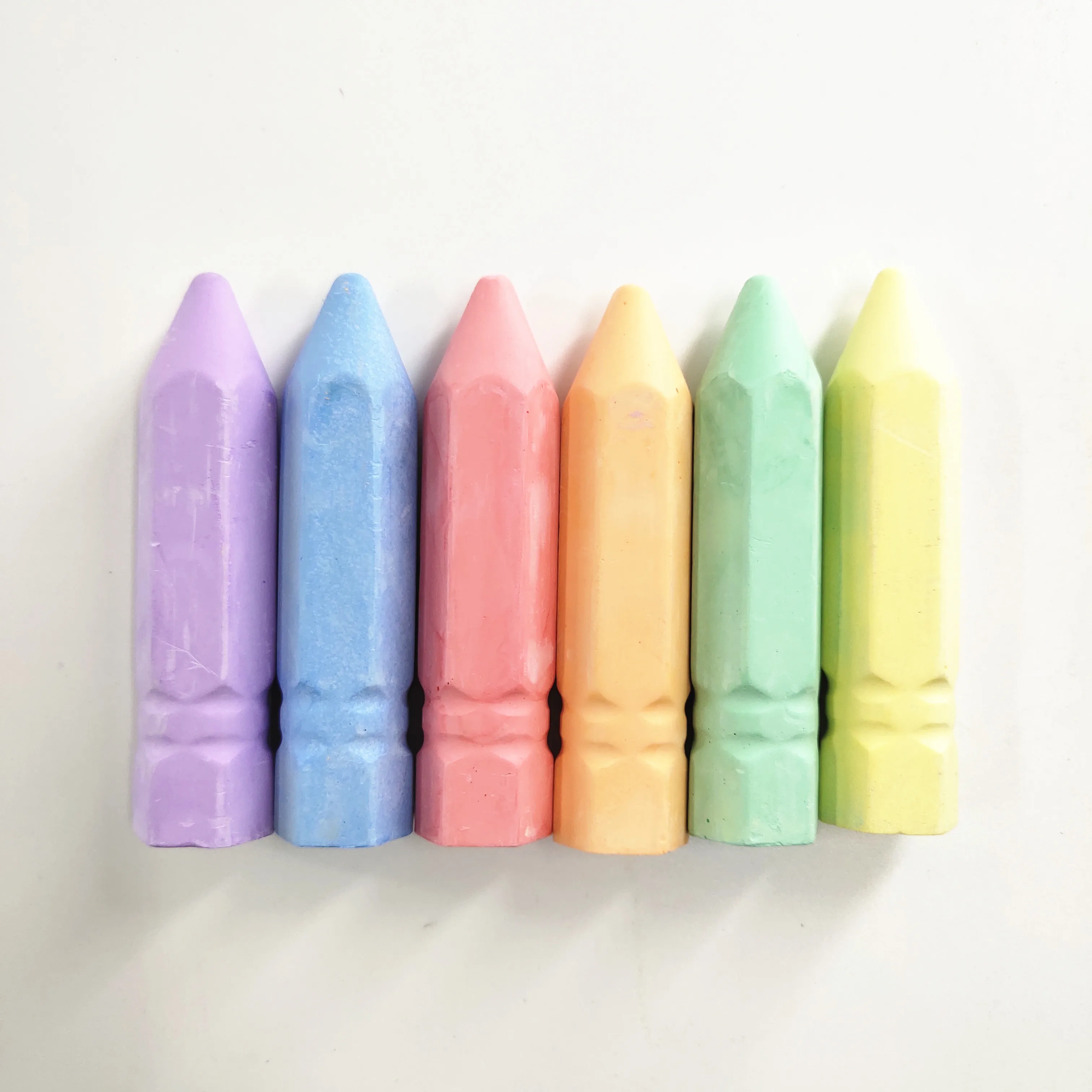 2/3/4/5/6/8/10/12Pcs Per Box Custom Outdoor Washable Non-Toxic Eco-Friendly Dustless Sidewalk Chalk