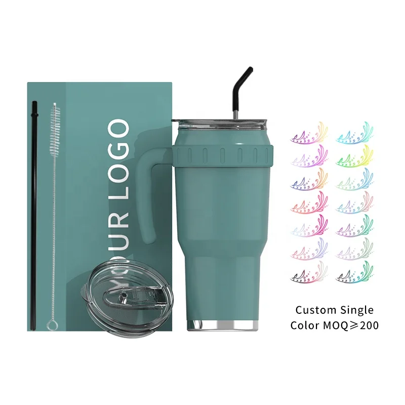 High Quality Custom Logo 40 oz Stainless Steel Tumbler Popular Tumbler Cups