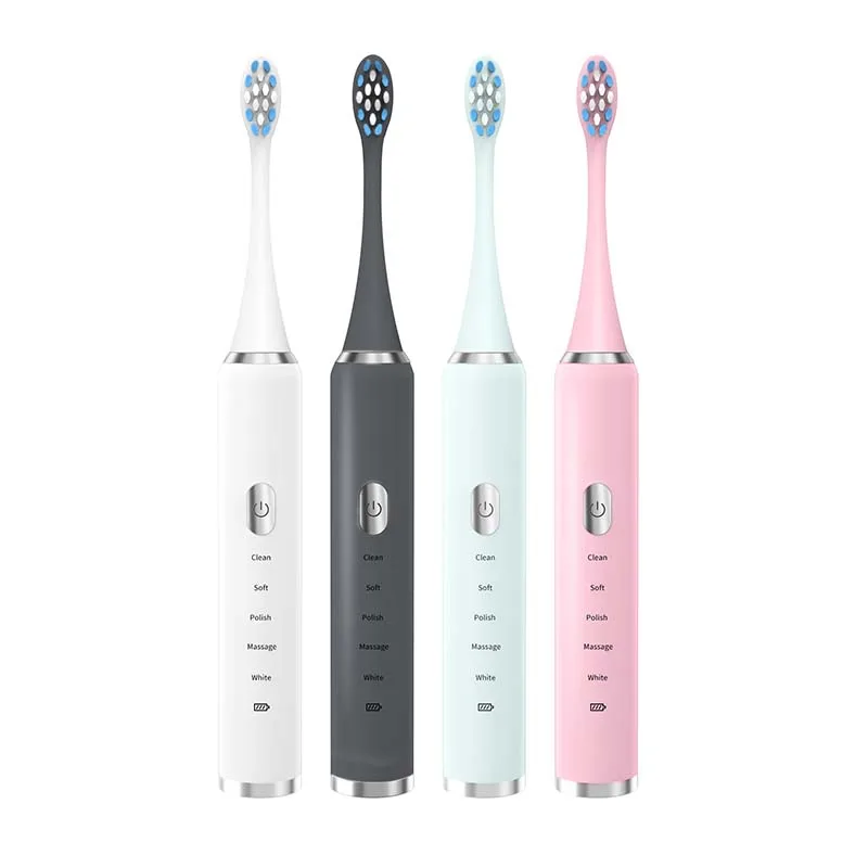Ipx7 5 Modes Oral Cleaning Whitening Teeth Brush Soft Bristle Sonic Electric Toothbrush%