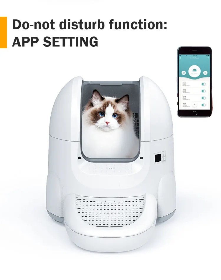 Automatic Cat Litter Box Tuya Smart App Control Self Cleaning Litter Boxes Cat Sand box Electronic Pet Toilet Cat Supplies
