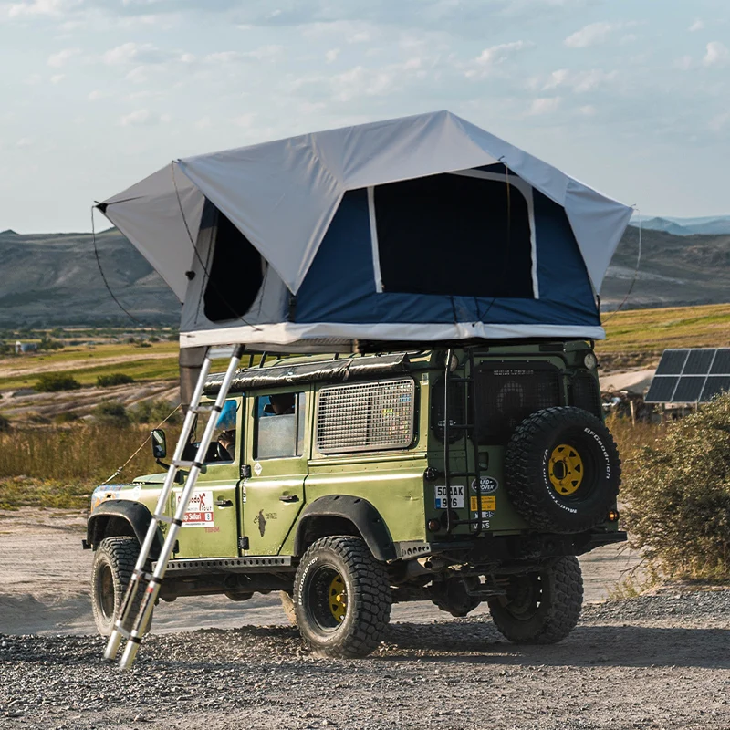 outdoor camping suv cars truck black inflatable air tube roof top blow up car tent