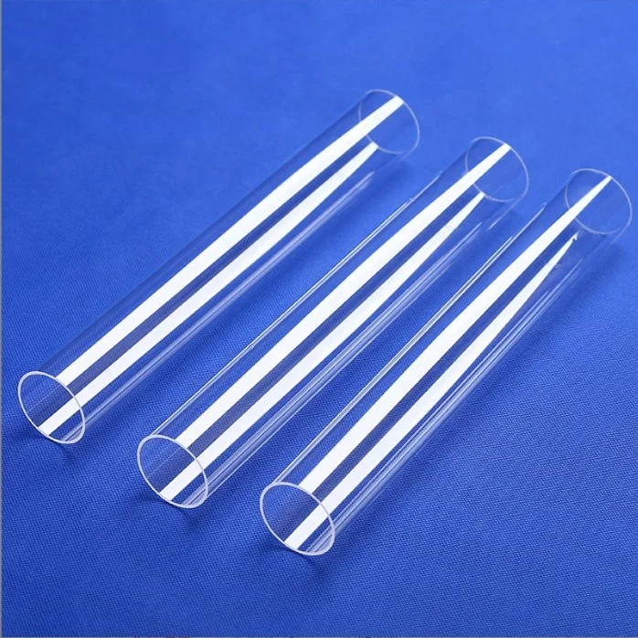 large diameter fused quartz tube quartz glass transparent heat resistant silicate glass quartz tube