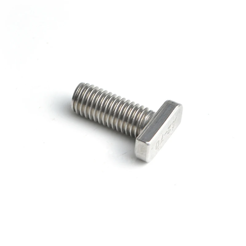 Wholesale Stainless Steel T-bolt Hammer T Head Bolt T slot bolt for aluminum rail bracket fixture