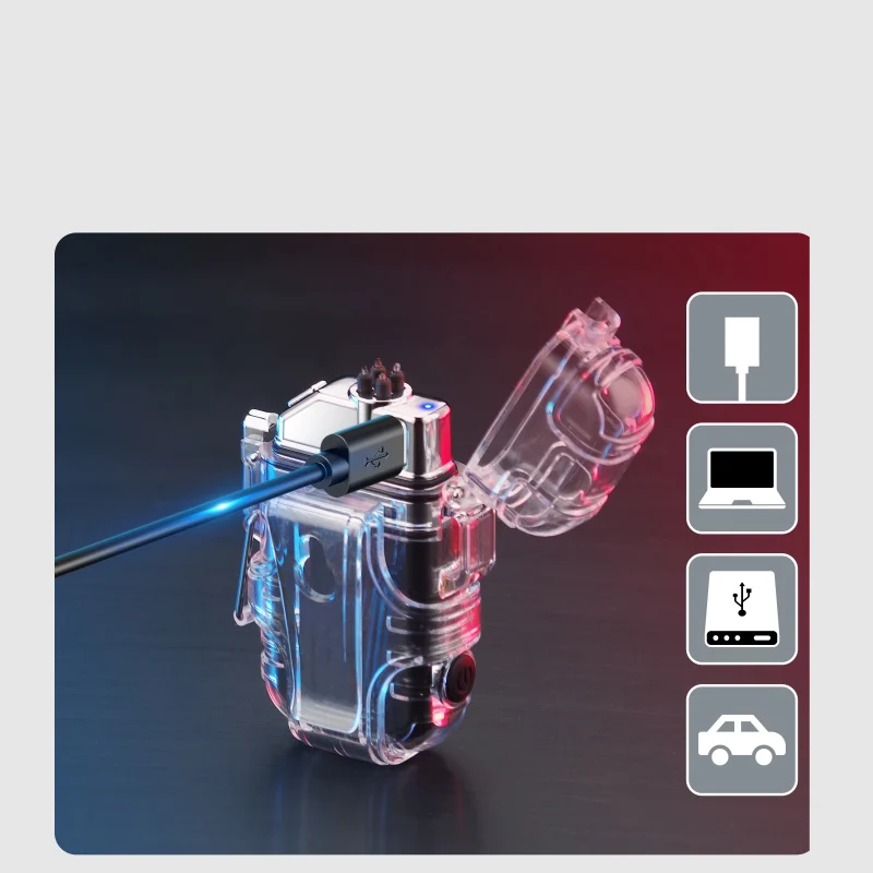 Hot Selling !!! Free samples other lighters and smoking accessories IP56 lighter usb electric custom lighters FREE custom logo