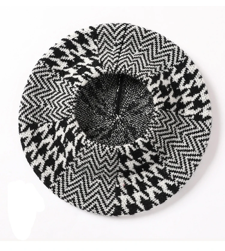 Hat beret Female Autumn And Winter Wool Beret British Knitting Artist Beret Hat Cheap For Adult