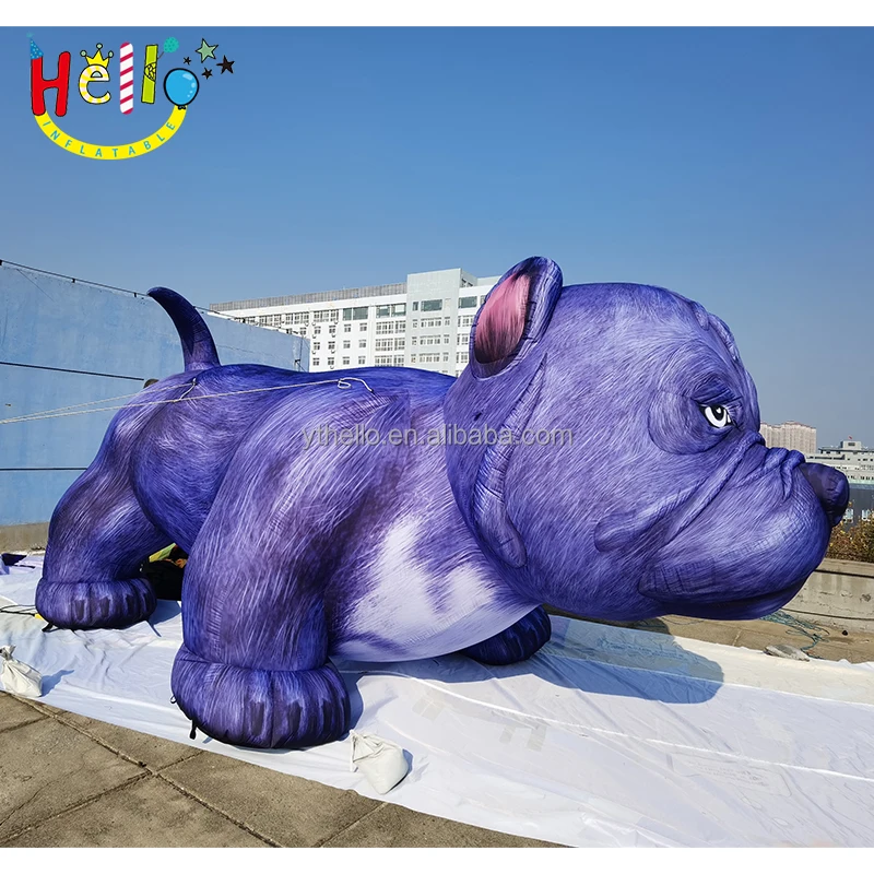 Cute Giant Inflatable Dog Model Animal Mascot inflatable bulldog