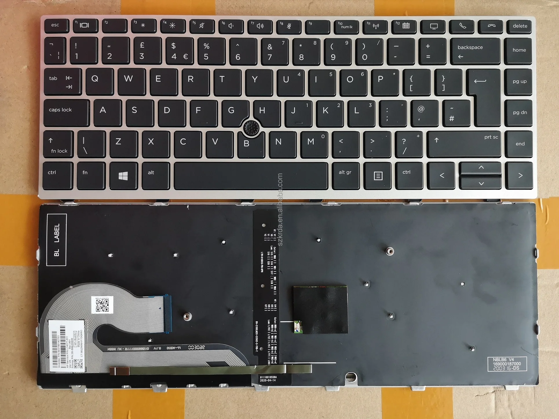 BE BR JA AR FR US UK SP RU Internal keyboard laptop keyboard for HP EliteBook 840 G5 G6 846 G5 745 G5