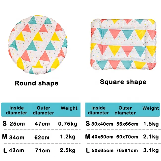 Summer Cooling Pet Dog Cat Ice Pad Bed Travel Home Dog Sleeping Gel Self Cooling Large Pet Cooling Mat Gel