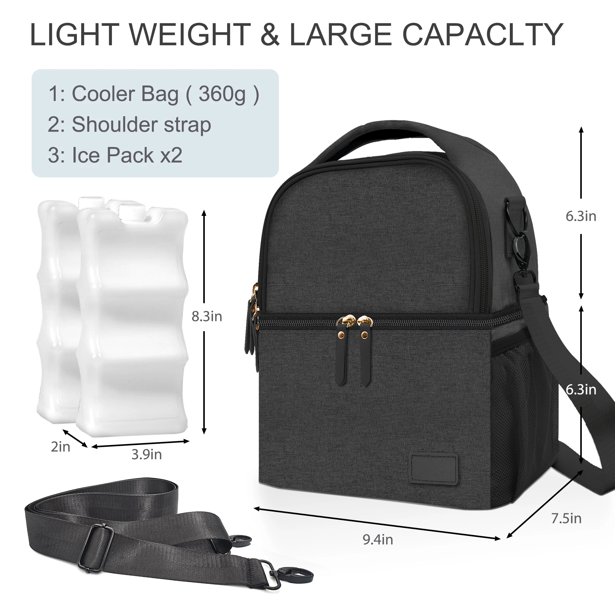 Fit Most Breast Pumps Mother Baby Care Bag Portable Waterproof Multifunctional Backpack With 2 Cooler Breast pump Backpack