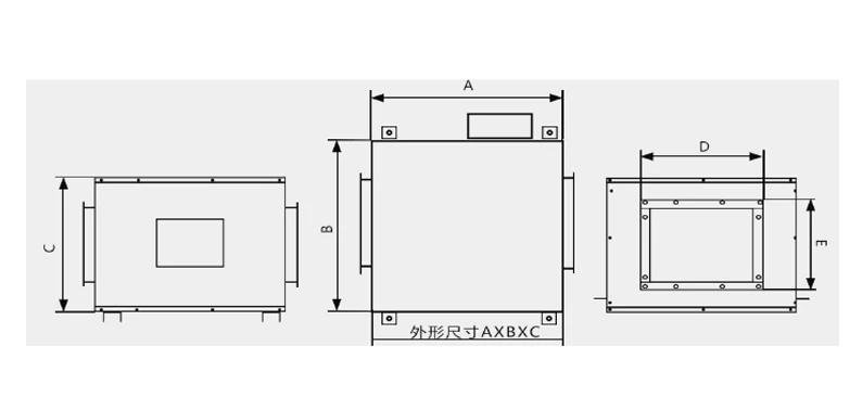 JMS-DX1500D exhaust fan AIR Unidirectional silent flow  fresh air system  ventilation system