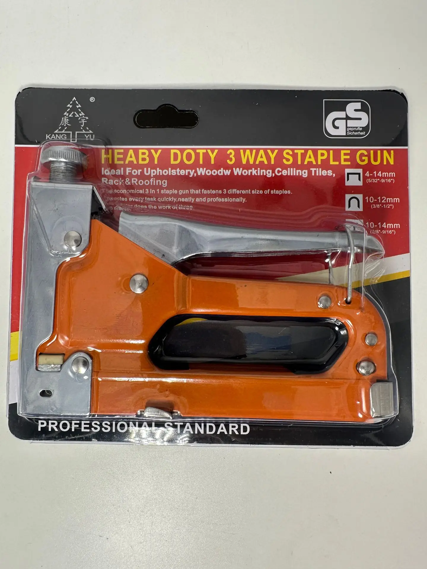 Deli 3 in 1 Nail Gun Set with Staples Remover Manual Adjustment Wood Upholstery Stapler Gun for Carpentry Tools Home DIY