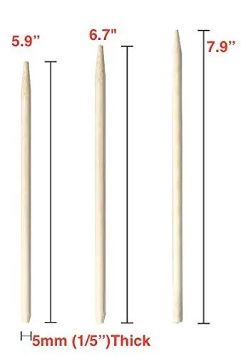 Multi-specification bamboo strips, bamboo sticks BBQ Bamboo Sticks Party Barbecue Kebab-Fruit wholesale