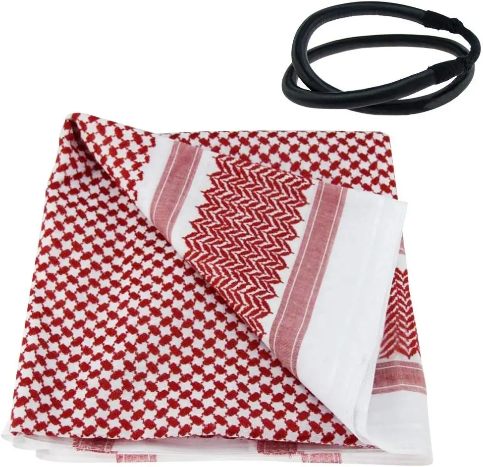 Keffiyeh Arab Head Scarf for Men Sheikh Muslim Turban Saudi Dubai Headwear Muslim Headwear  Dubai Headwear